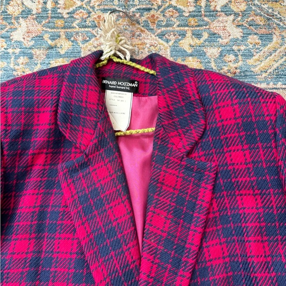 Vintage Pink and Blue Blazer - Picture 5 of 5